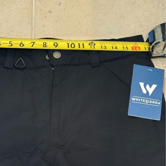 White Sierra Men's Dark Snow Pants - Picture 5 of 7